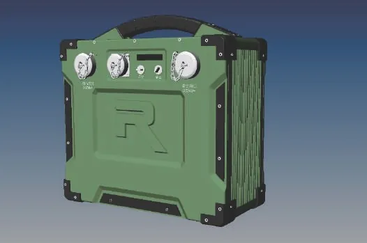Emergency power for armored vehicles