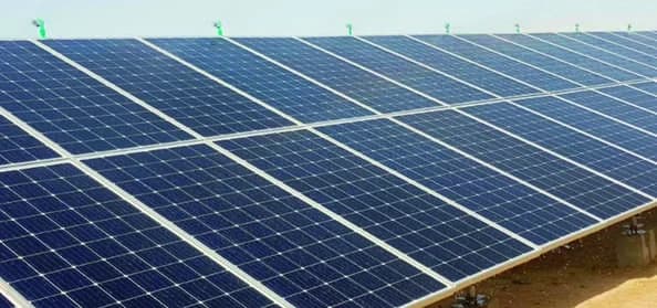 Solar installation in Ormara